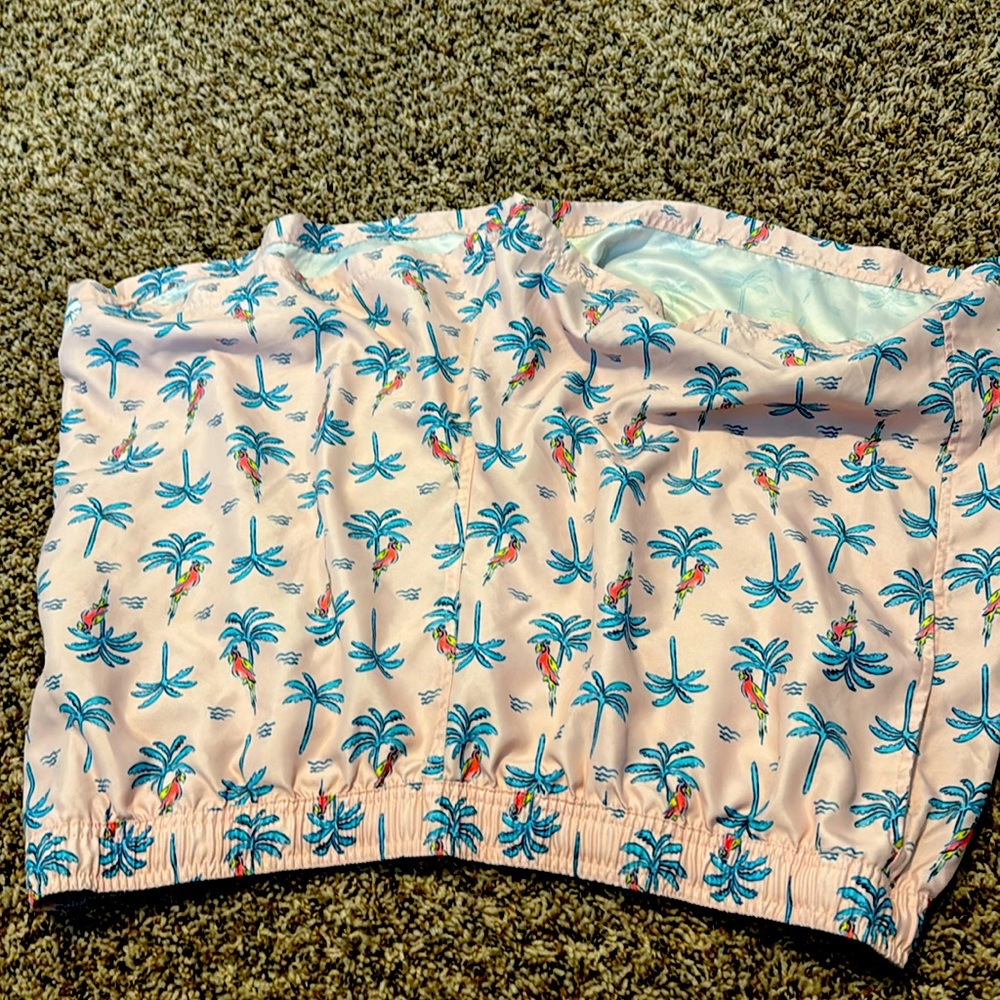 Fairly new pink swim trunks